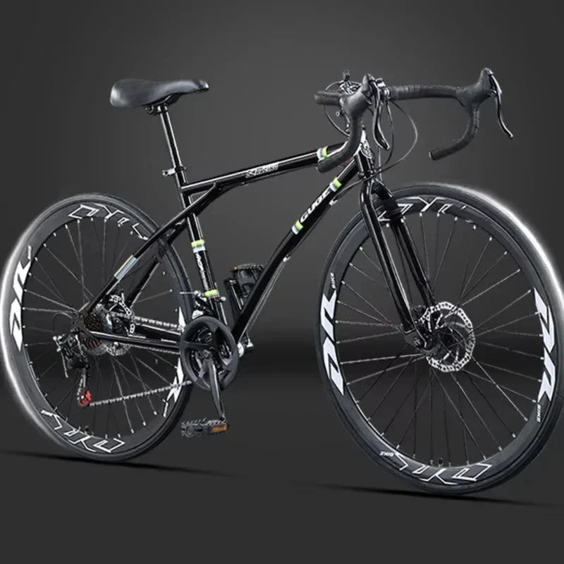 2025 New Road Bike 7/24 Speed Corner Handle Road Racing Bicycle Dual Disc Brake Lightweight Outdoor bicicleta Adult Teenagers