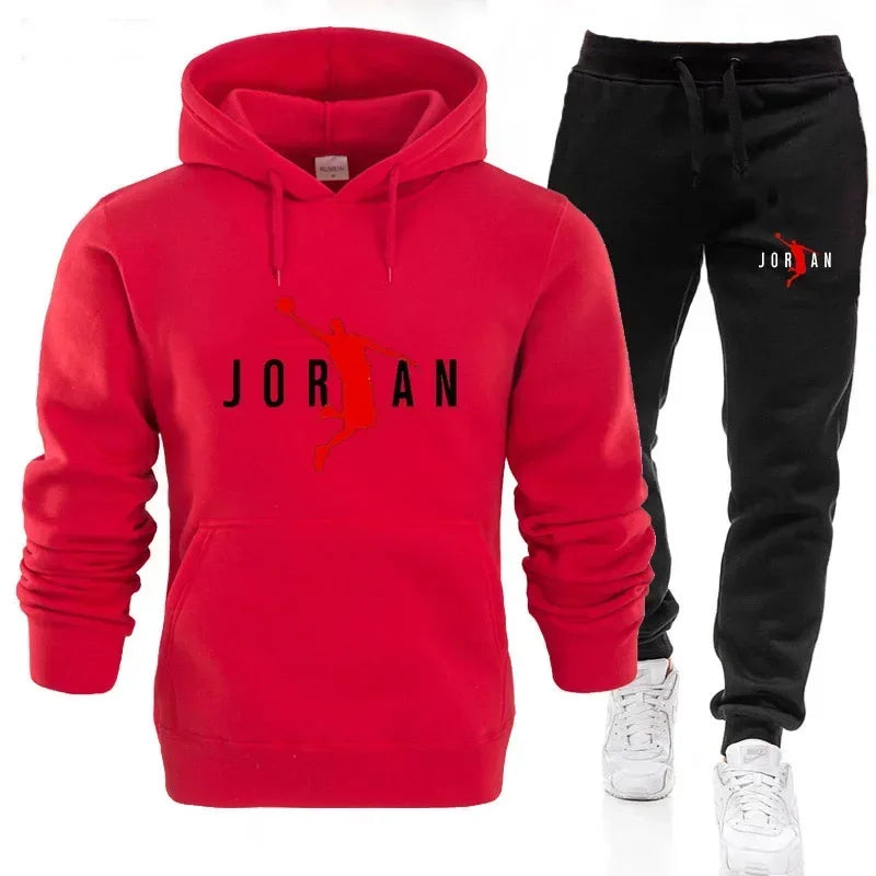 2025 Fall Winter Men's Tracksuit Hoodie Pants 2Pcs Sets Suit Leisure Sweatshirts Sweatpants Fashion Trends Brand Clothing S-3XL