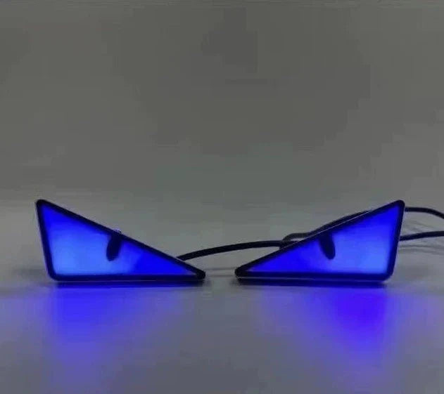 2PCS LED Devil’s Eye Lights – Universal Car & Motorcycle Headlight/License Plate Decorative Light