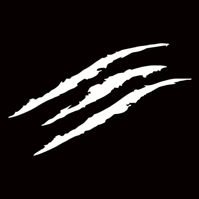 Monster Claw Car Sticker – Reflective Ghost Paw Scratch Vinyl Decal for Hood & Headlights | DIY Auto Exterior Decoration