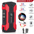 Car Jump Starter 28000 Battery Charger Emergency Power Bank Booster for 12V Gasoline and Diesel Vehicles Starting