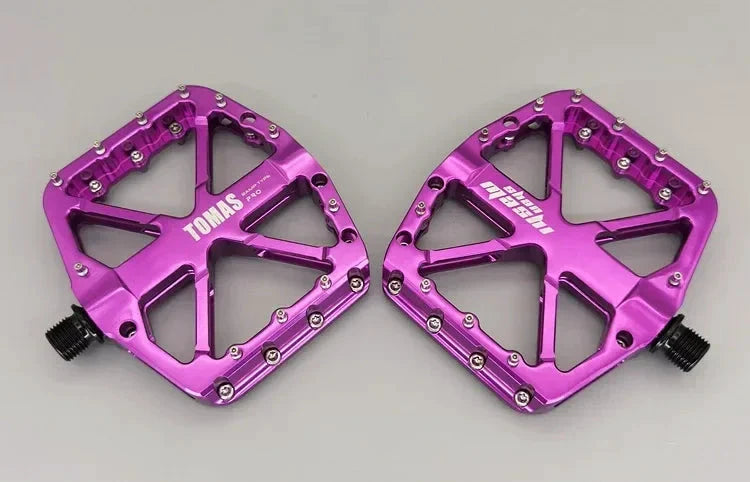 2025 New Bike Pedals  MTB Mountain Road Flat Non-slip CNC 3 Sealed Bearings Green Bicycle Pedals Route Cycling Accessories