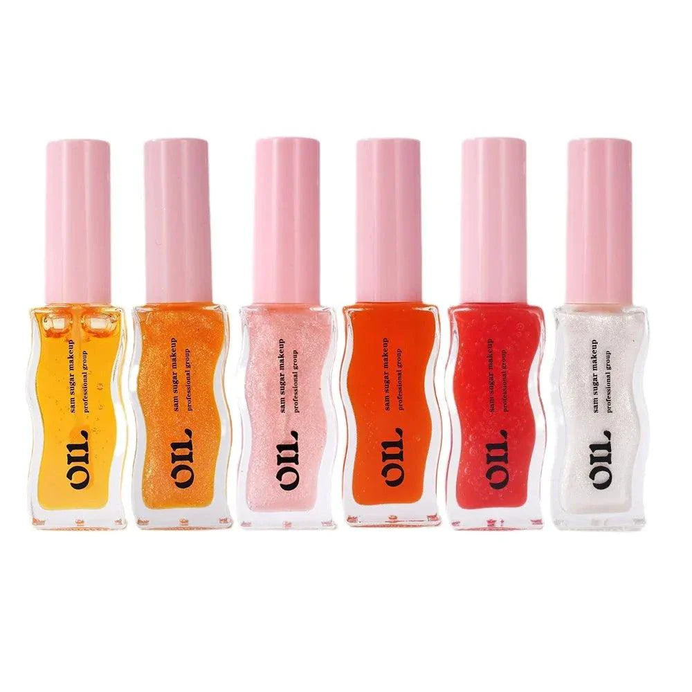 Fruit Honey Essence Lip Oil Strawberry Tinted Waterproof Moisturizing Lip Gloss 8ML