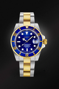 Mod Submariner Two-Tone Gold Blue