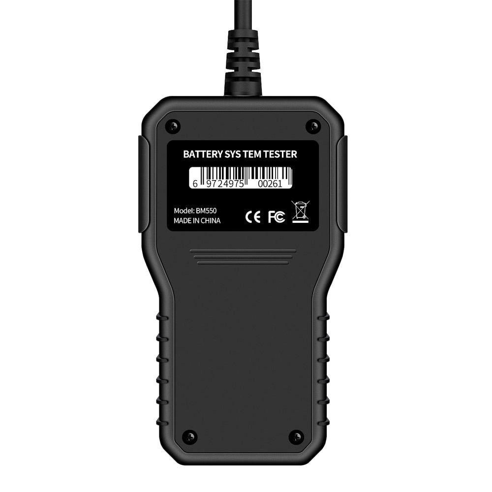 KINGBOLEN BM550 Car Battery Tester 6V 12V 24V 100-2000 CCA Battery System Detect Auto Battery Analyzer Car Battery Tool PK KW208