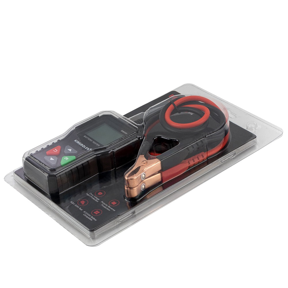 KINGBOLEN BM550 Car Battery Tester 6V 12V 24V 100-2000 CCA Battery System Detect Auto Battery Analyzer Car Battery Tool PK KW208