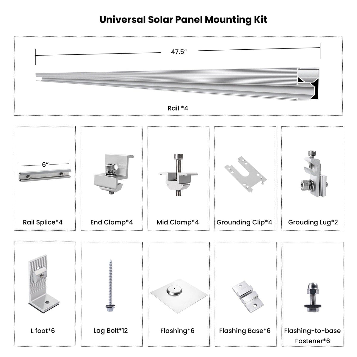 Nature's Generator Universal Solar Panel Mount