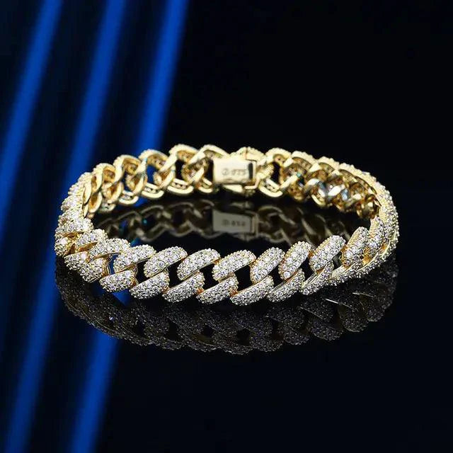 GoldFlex 18k Cuban Link Bracelet