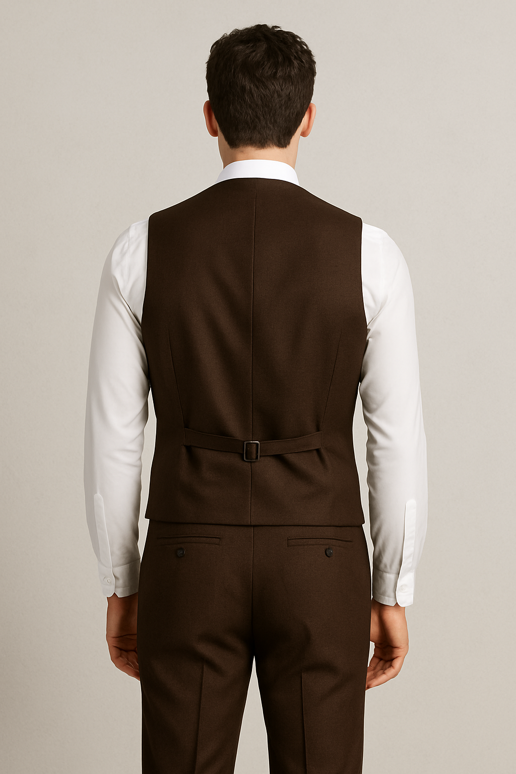 3 Piece TR Suit -  229 BROWN