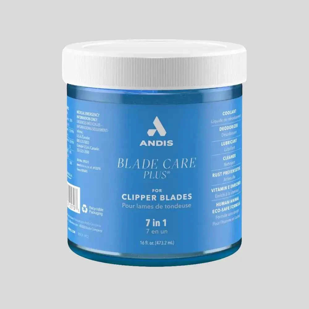 Andis Blade Care Plus Dip Jar 16 Oz For Clippers And Blades Easy Maintenance For Barbers And Groomers