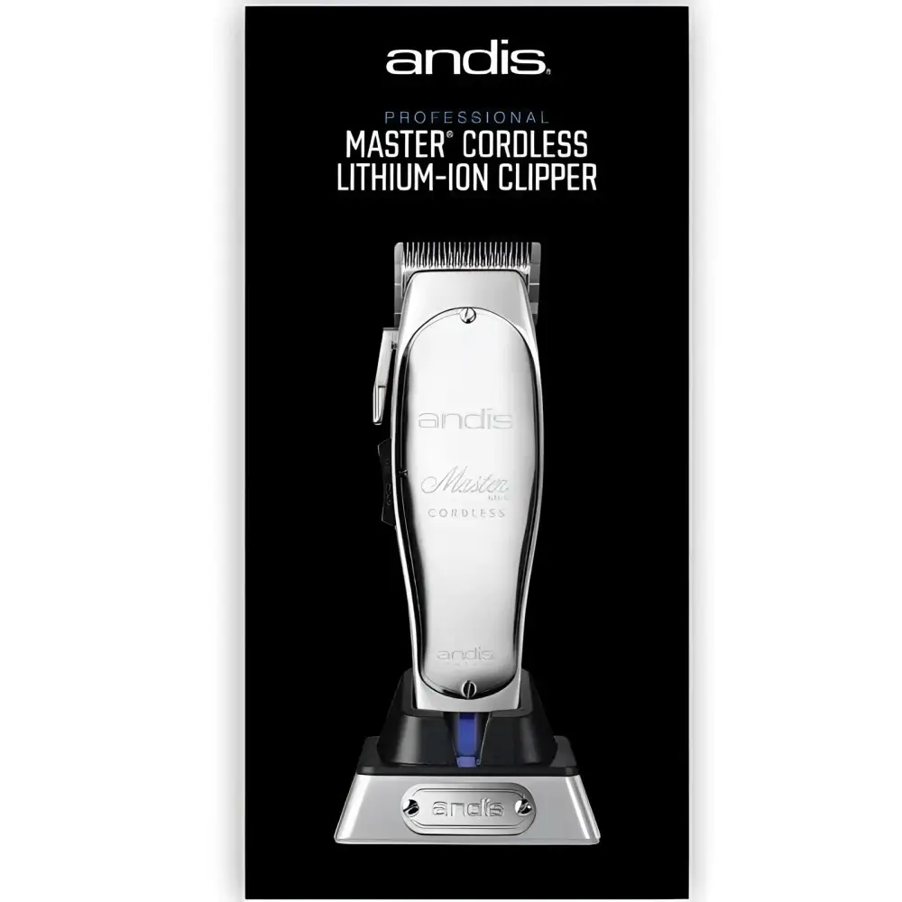 Andis Master Cordless Clipper 12660 For Precision Cutting Professional Barbers And Grooming Pros