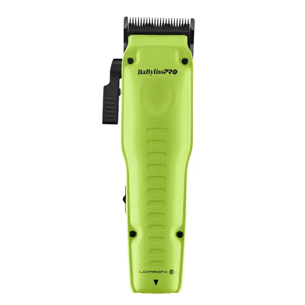 BaBylissPRO FXONE LO-PROFX Neon Yellow Clipper For Professional Barbers Low-Profile Precision Tool