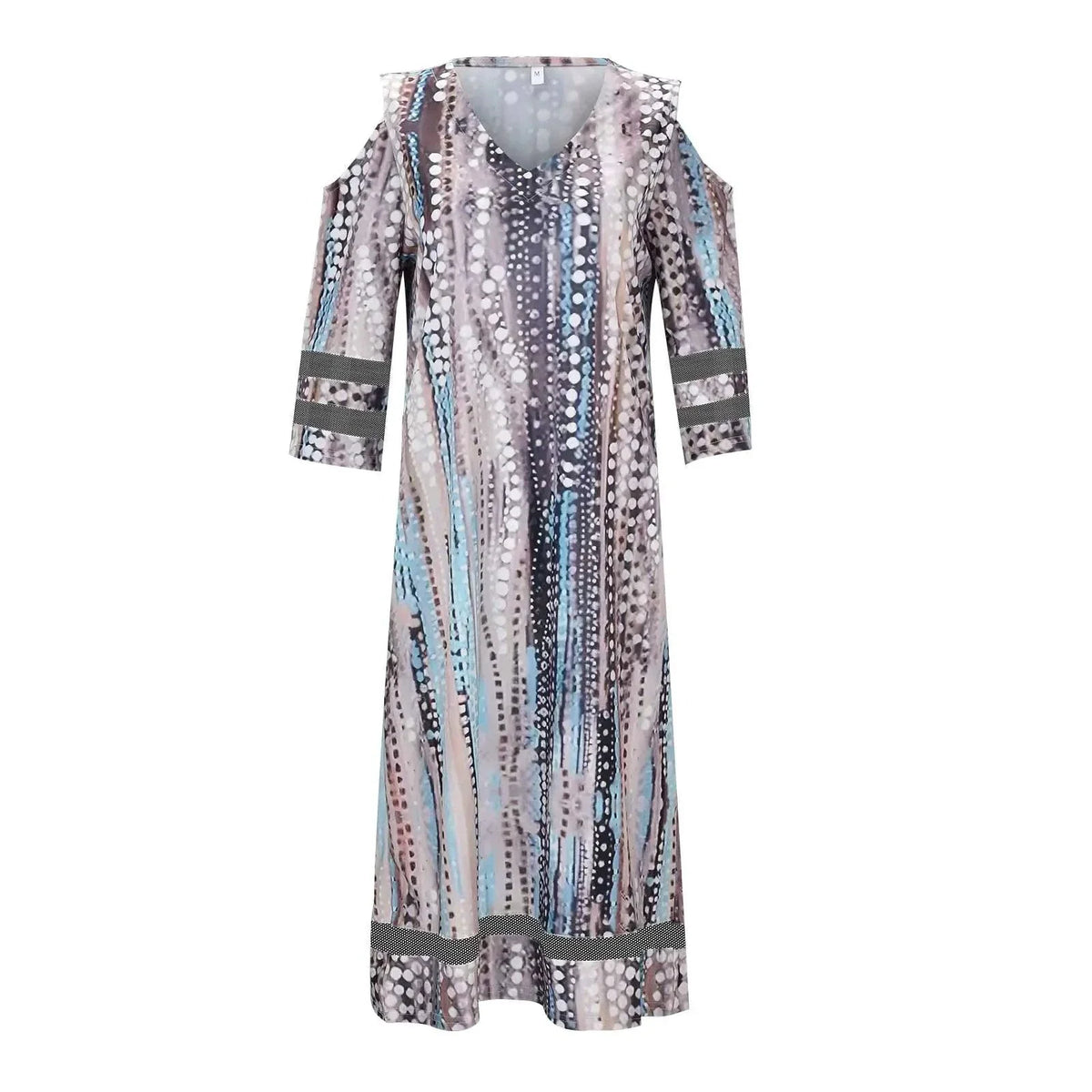 Boho Chic V-Neck Tie Dye Dresses