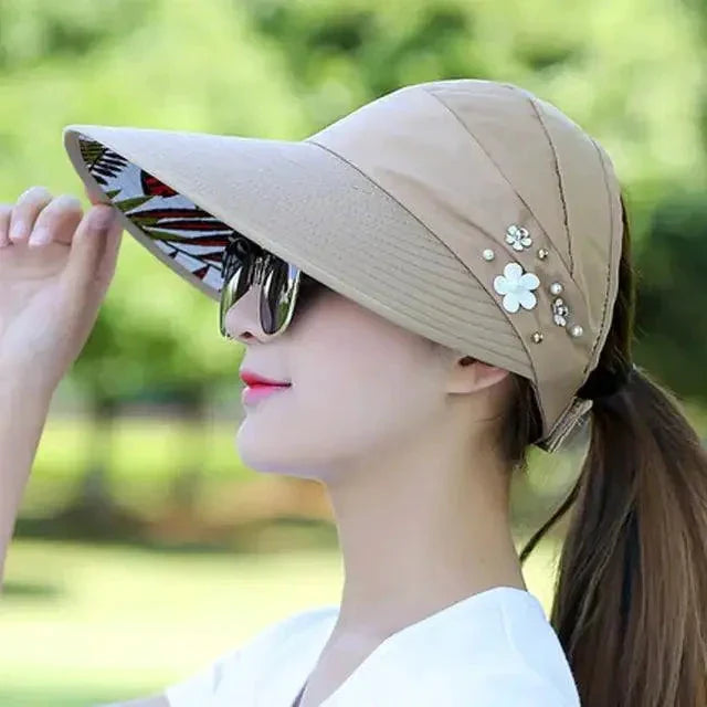 Breezy Pearl Visor Hat