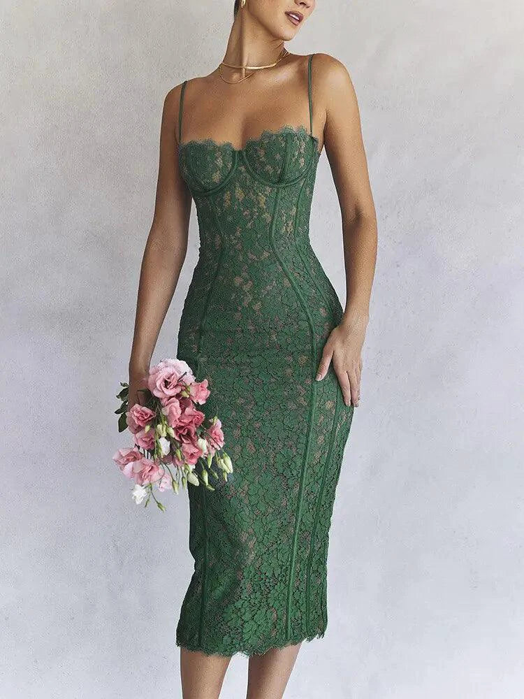 Chic Backless Party Midi