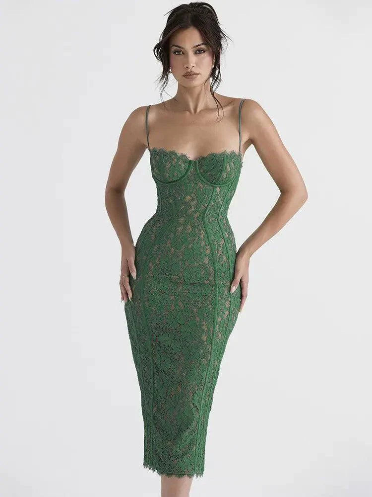 Chic Backless Party Midi