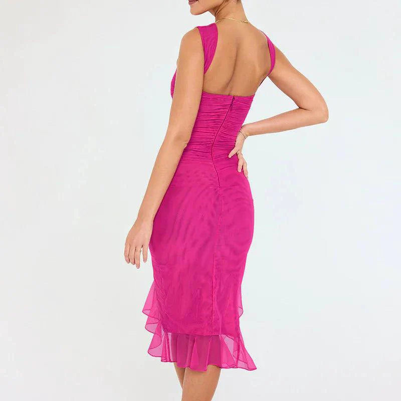 Chic Sleeveless Midi Dress