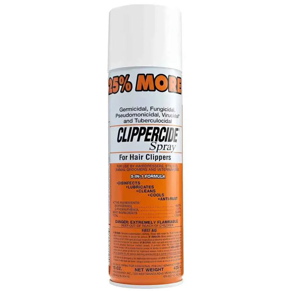 Clippercide Spray Disinfectant Fast Acting All In One Clean Deodorize For Salons Barbershops Pet Groomers