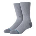 Stance Icon Classic Crew Men Crew Socks Grey Heather