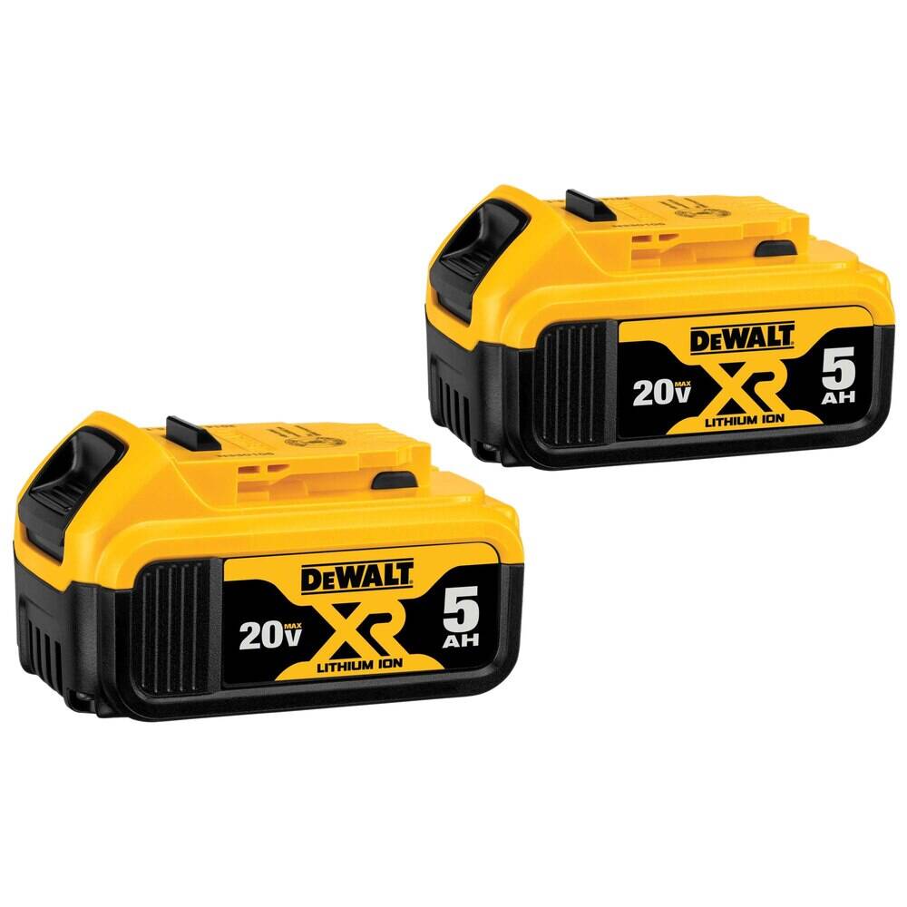 DEWALT DCB205-2 20V Max* XR 20V Battery, 5.0-Ah, 2-Pack