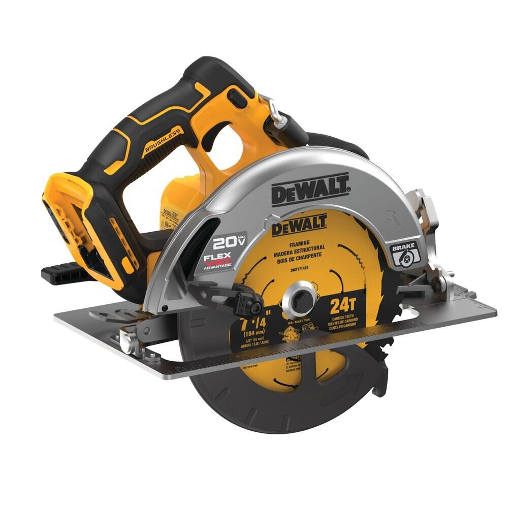 DEWALT DCS573B FLEXVOLT ADVANTAGE 20V MAX* Circular Saw 7-1/4-Inch Cordless (Tool Only)