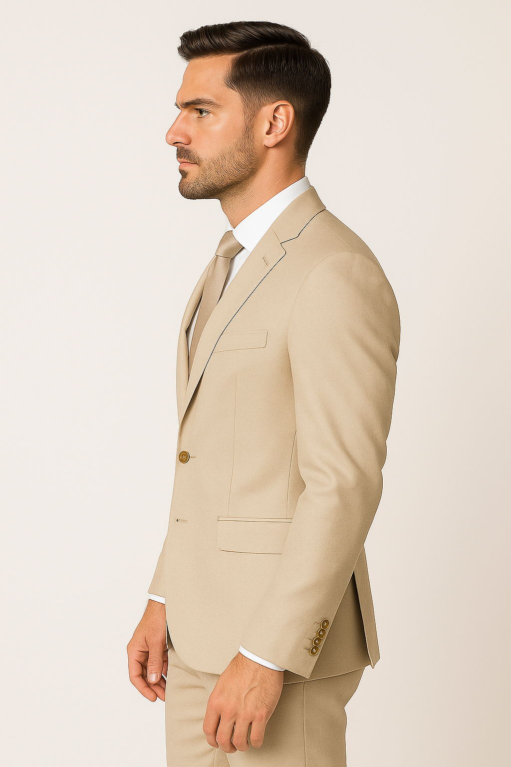 2 Piece Suit - LT Beige
