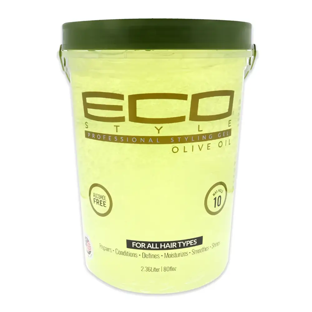 Eco Style Professional Krystal Clear Styling Gel For All Hair Types With Salon Grade Hold And Crystal Shine
