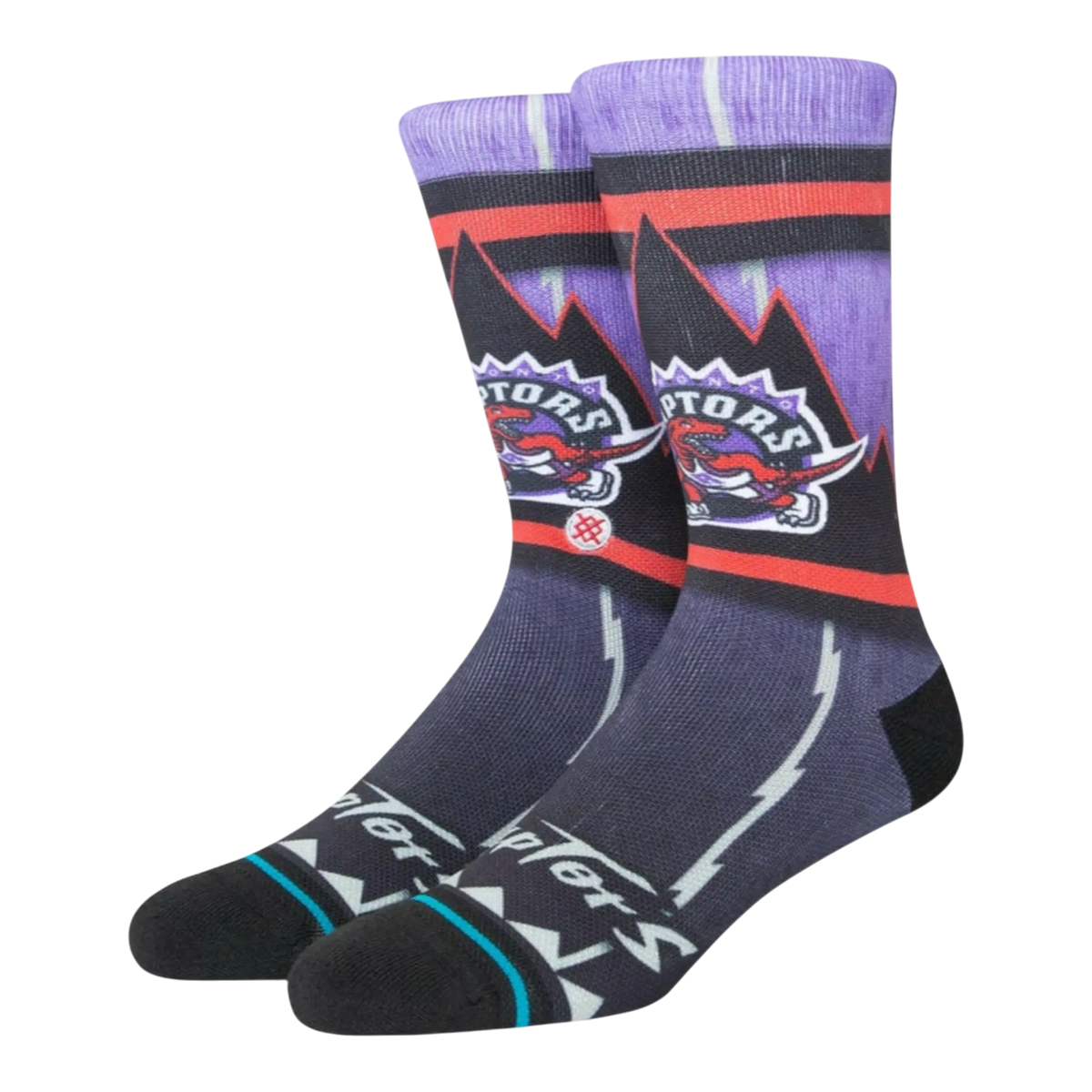 Stance Toronto Raptors Fader Men Crew Socks Purple