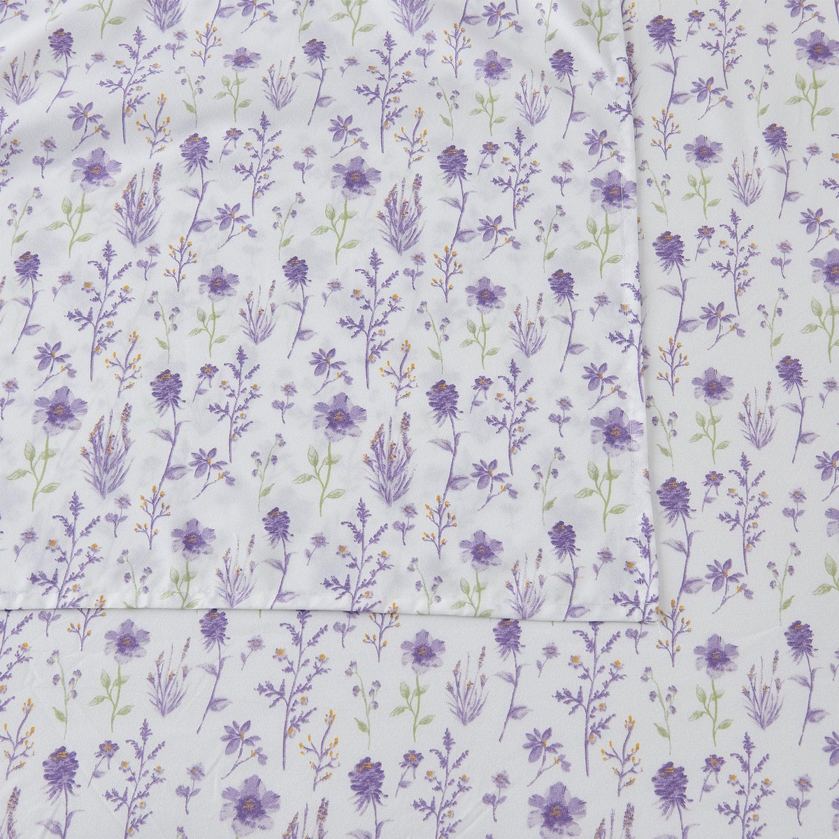 4 Piece Watercolor Floral Microfiber Sheet - Delia Collection