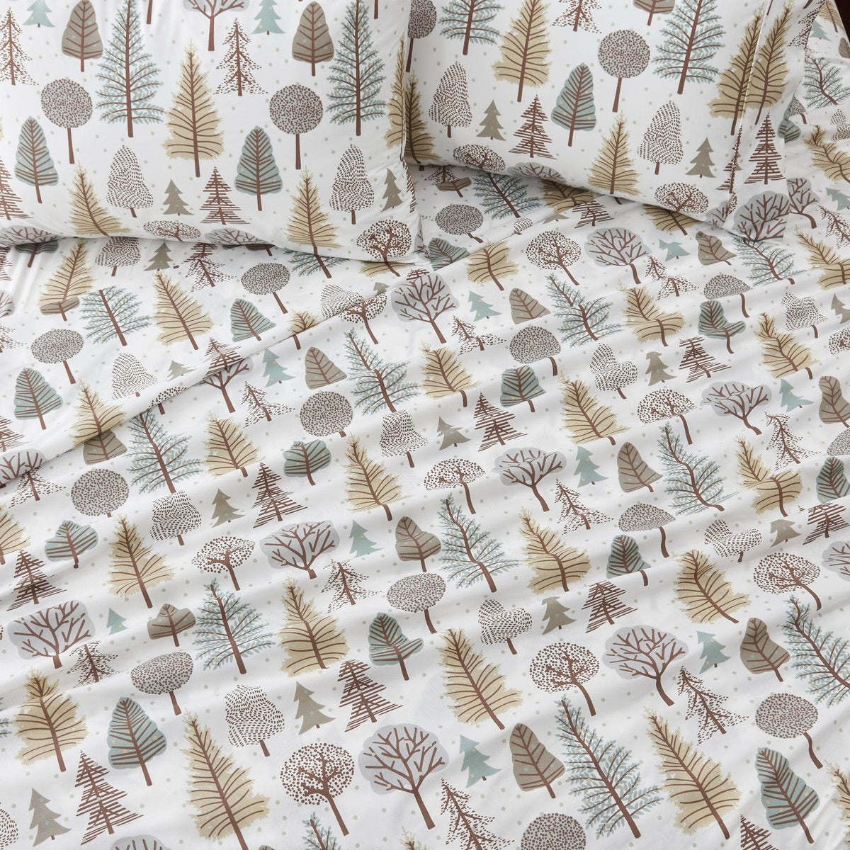 4-Piece Lodge Microfiber Sheet - Mountain Ridge Collection