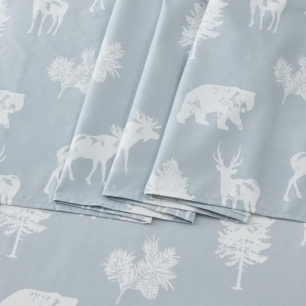 4-Piece Lodge Microfiber Sheet - Mountain Ridge Collection