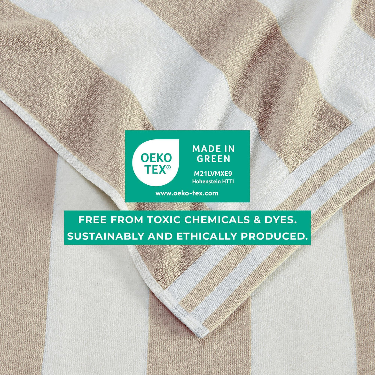 4 Pack Striped Cabana Oversized Beach Towel - Edgartown