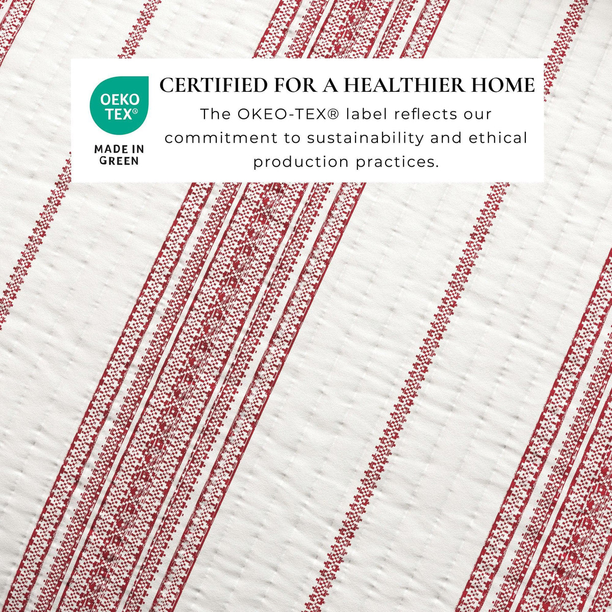 3-Piece Stripe Quilt - Wesley Collection