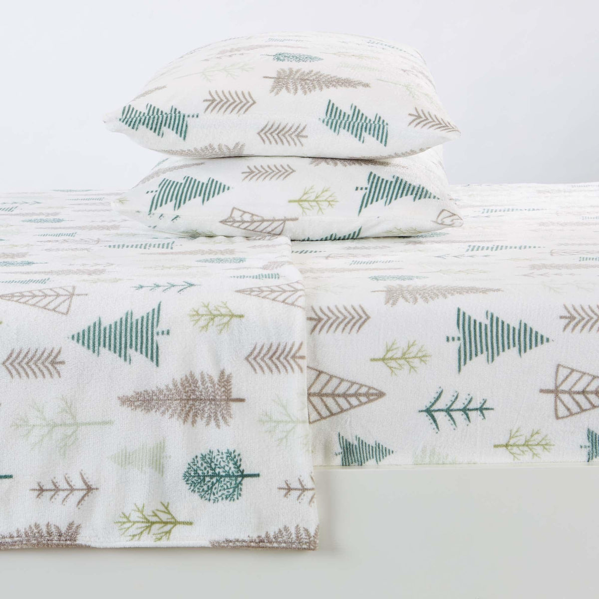 4-Piece Printed Plush Sheet - Velvet Luxe Collection