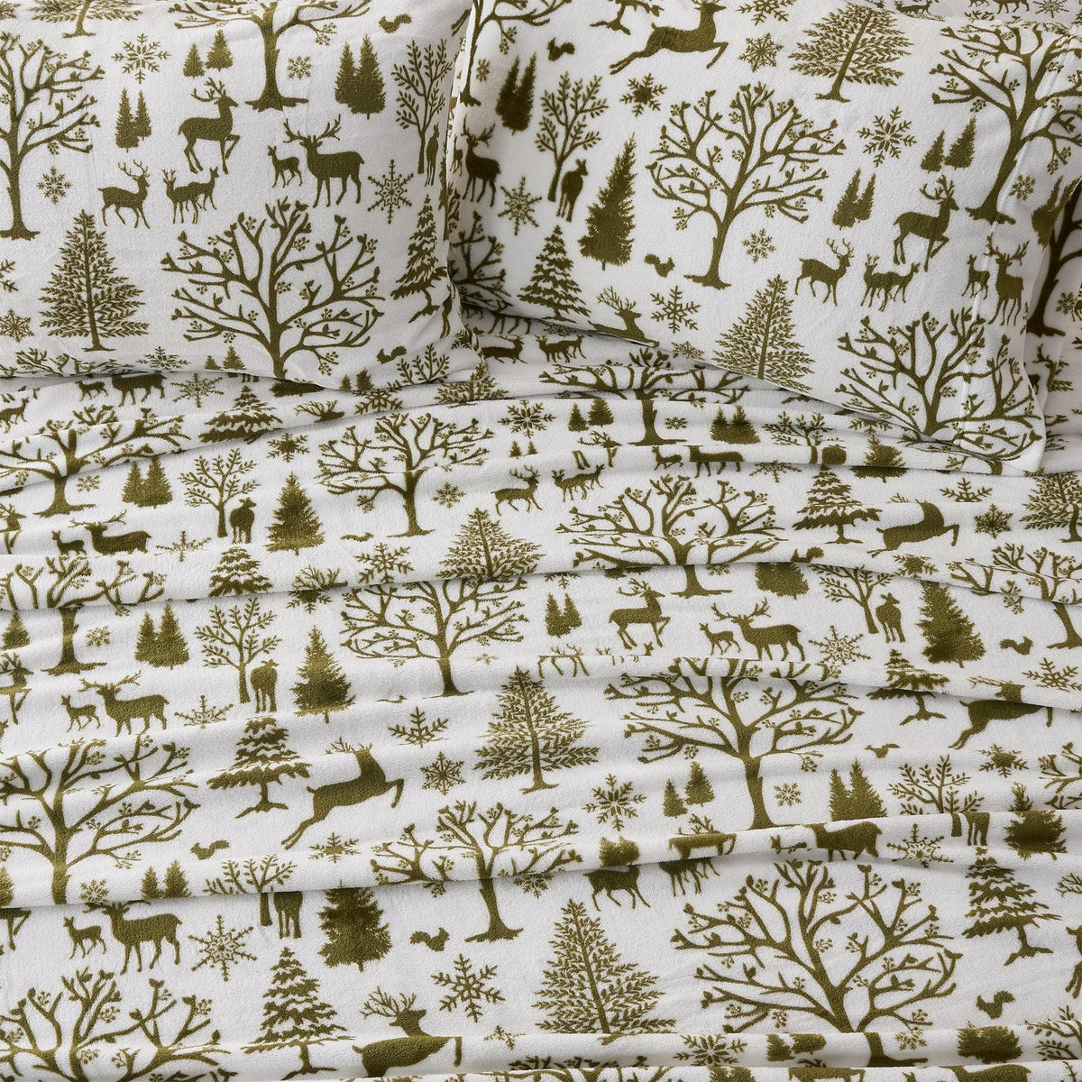 4-Piece Printed Plush Sheet - Velvet Luxe Collection