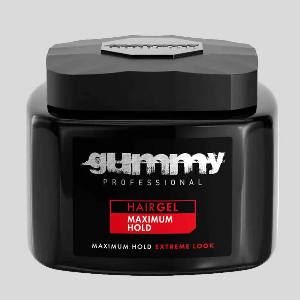 Gummy Hair Styling Gel Maximum Hold Alcohol Free For All Hair Types Long Lasting Flexible Finish