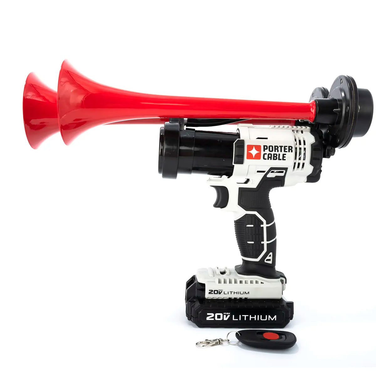 Train Horn for Porter Cable Batteries - Dual
