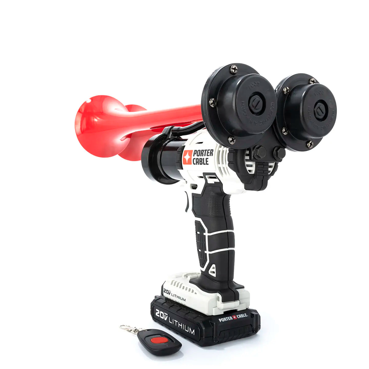 Train Horn for Porter Cable Batteries - Dual