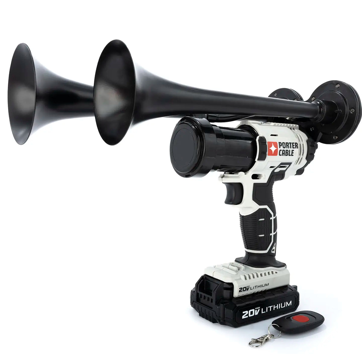 Train Horn for Porter Cable Batteries - Dual