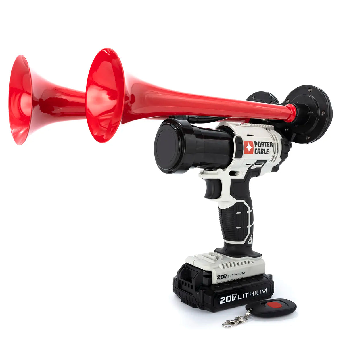 Train Horn for Porter Cable Batteries - Dual