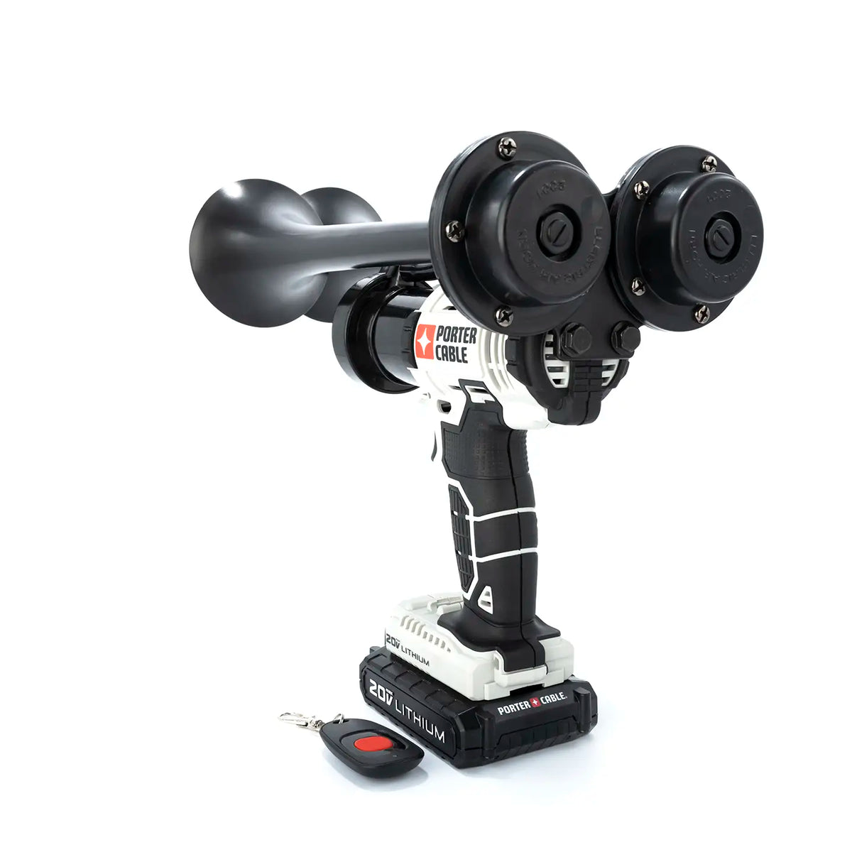 Train Horn for Porter Cable Batteries - Dual