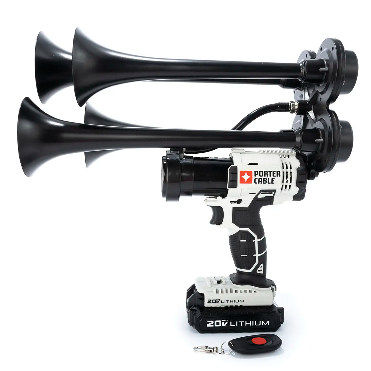 Train Horn for Porter Cable Batteries - Quad Pro