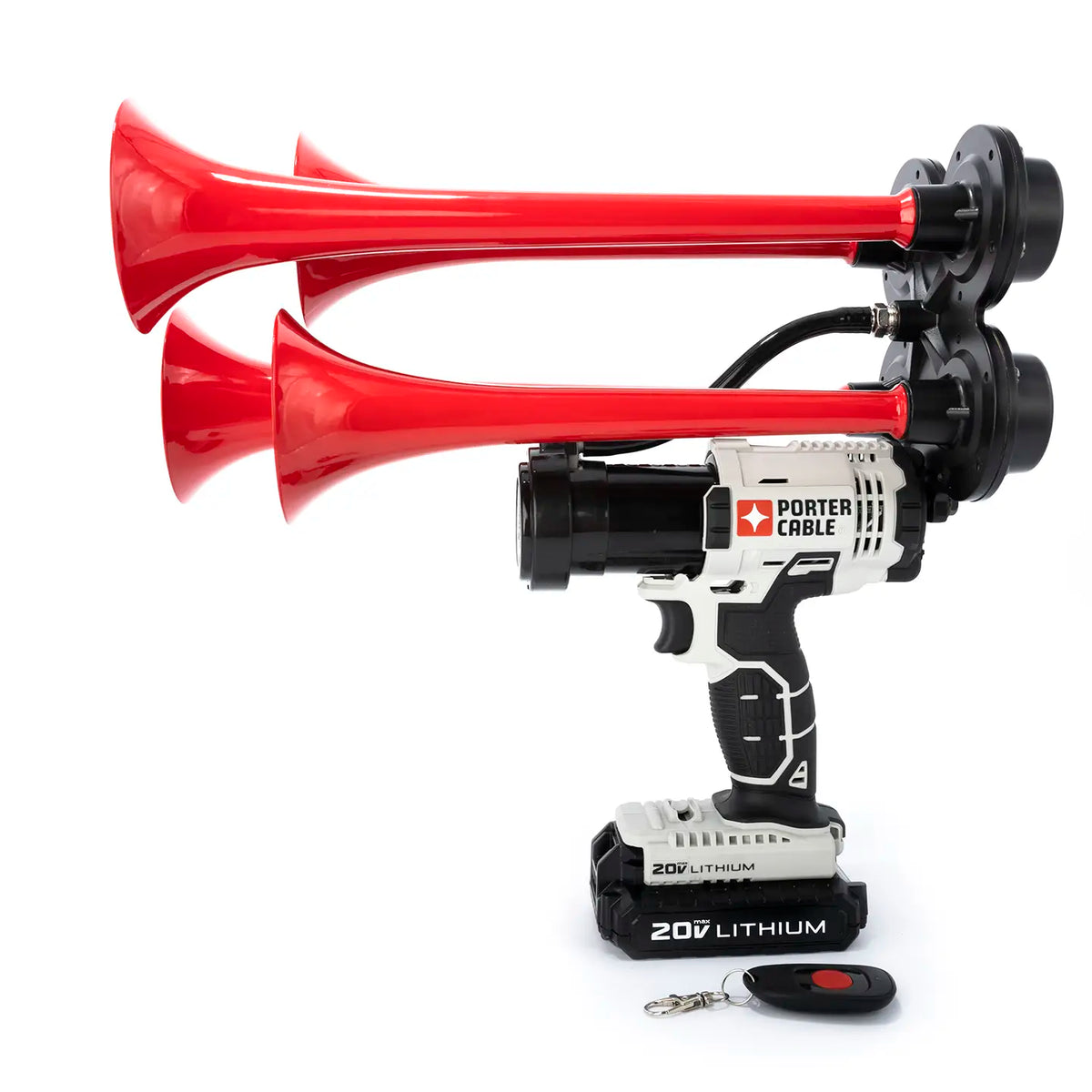 Train Horn for Porter Cable Batteries - Quad Pro