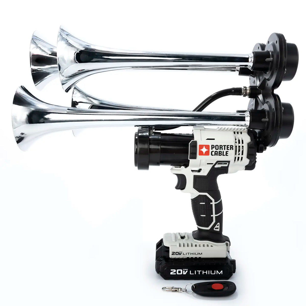 Train Horn for Porter Cable Batteries - Quad Pro