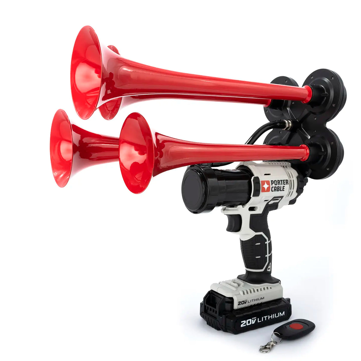 Train Horn for Porter Cable Batteries - Quad Pro