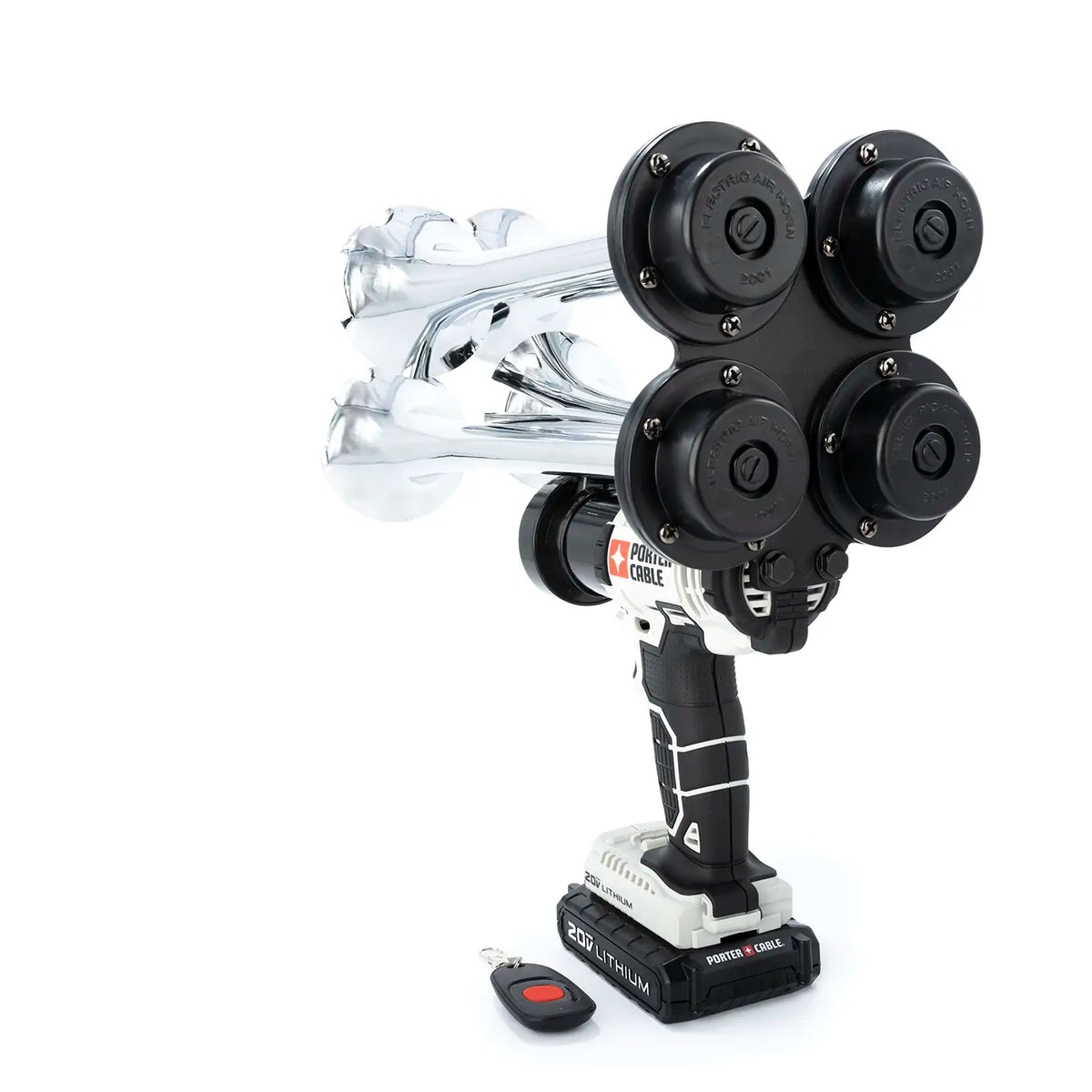Train Horn for Porter Cable Batteries - Quad Pro