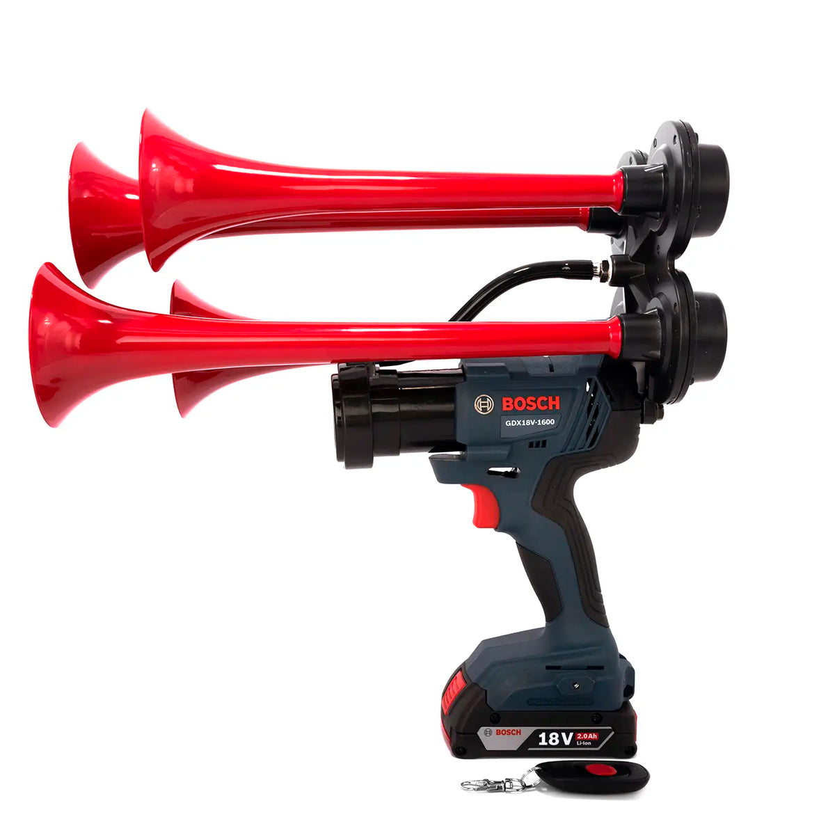 Train Horn for Bosch Batteries - Quad Pro