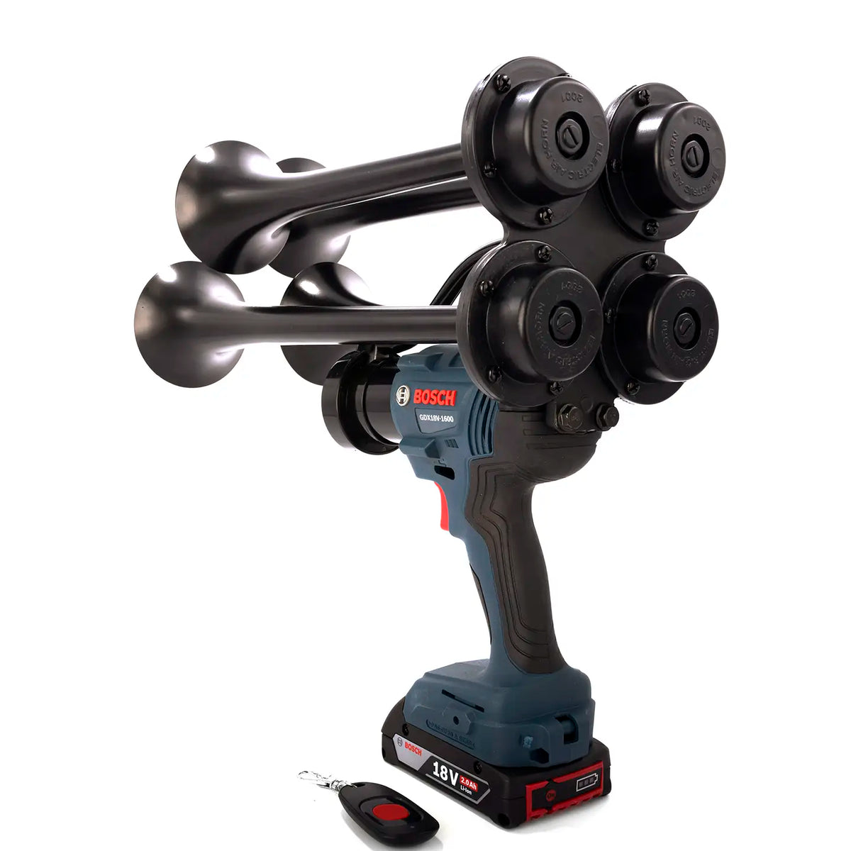 Train Horn for Bosch Batteries - Quad Pro