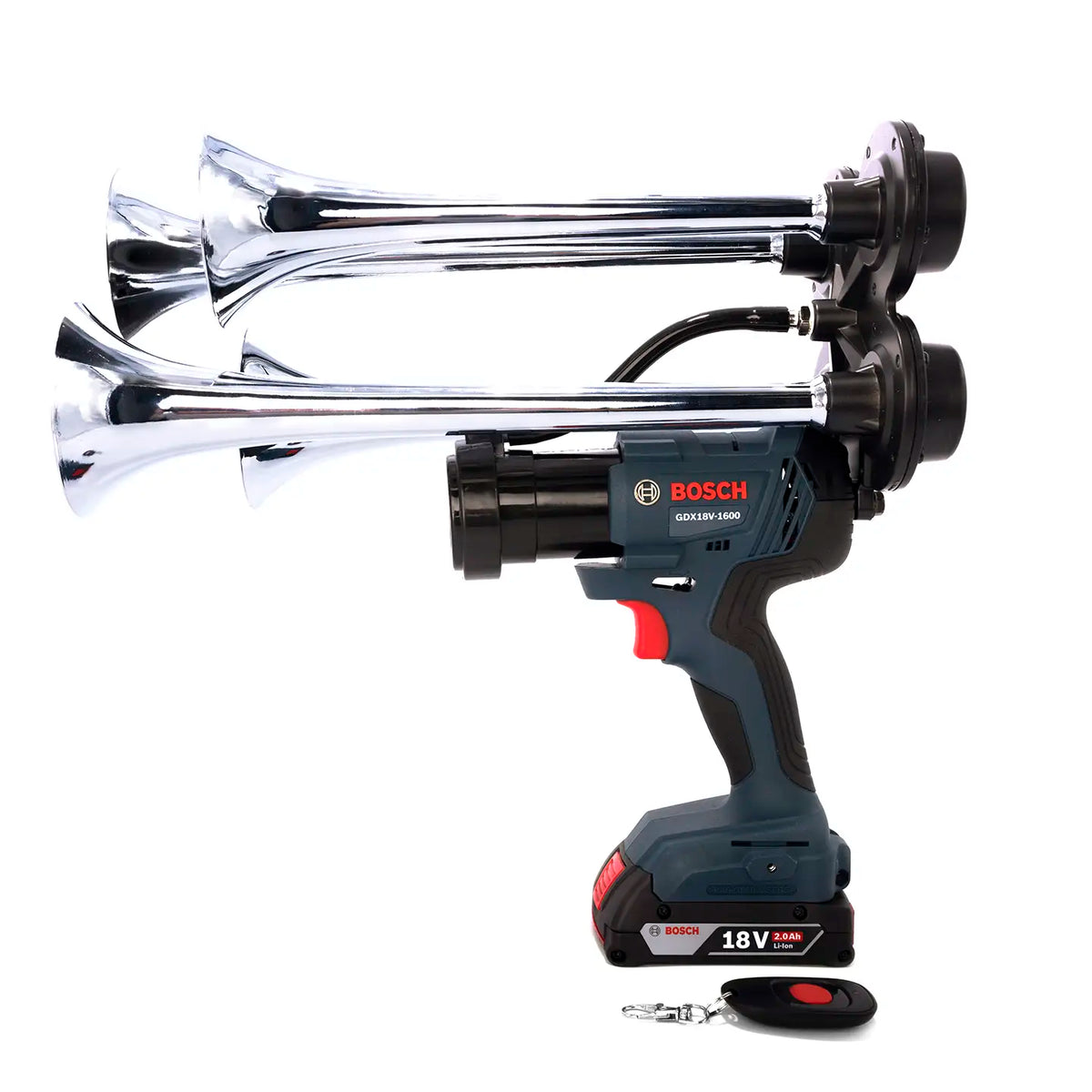 Train Horn for Bosch Batteries - Quad Pro