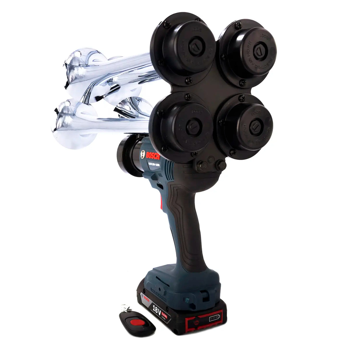 Train Horn for Bosch Batteries - Quad Pro
